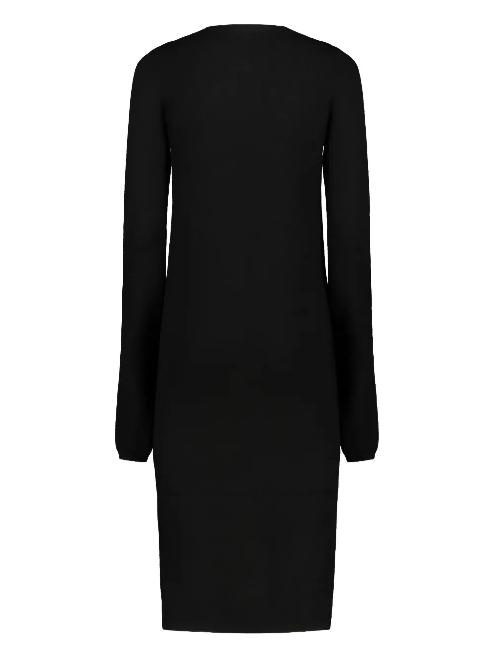 Frenckenberger Kasjmier mini-jurk met lange mouwen - Zwart