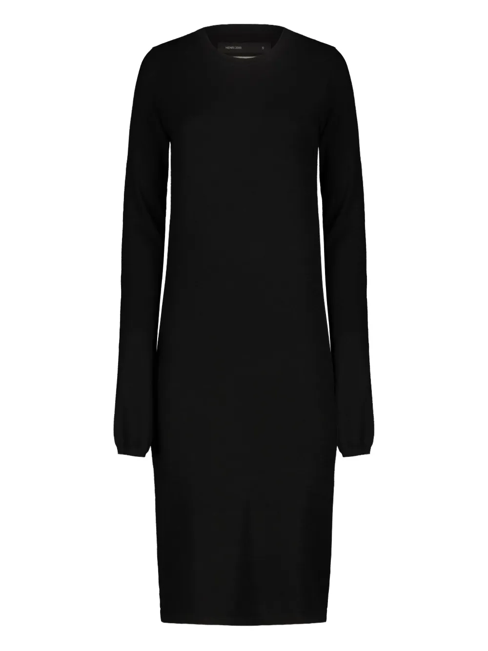 Frenckenberger long-sleeve cashmere mini dress - Nero