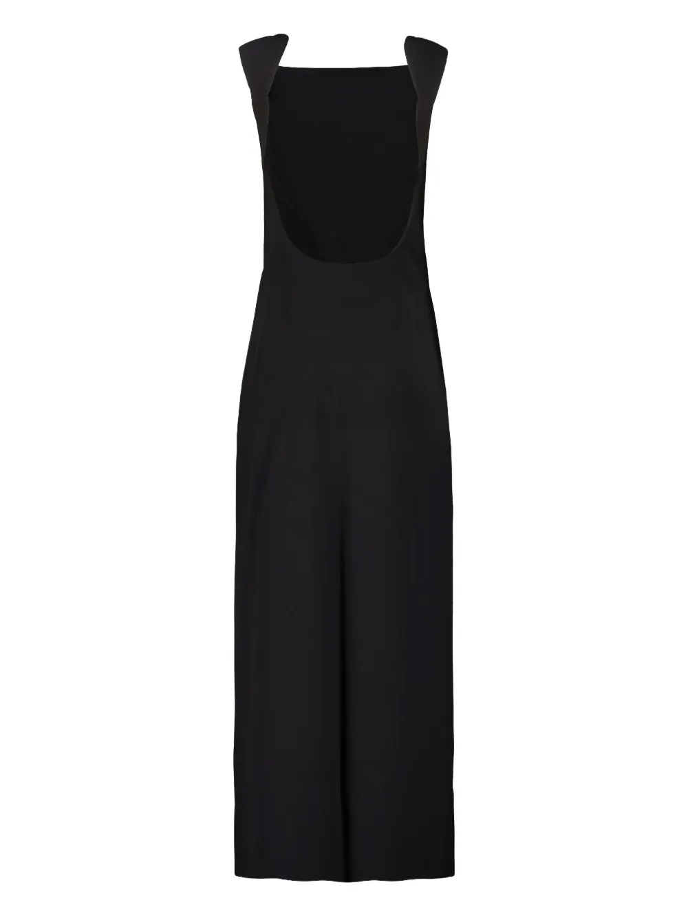 The Row cowl-neck dress - Zwart