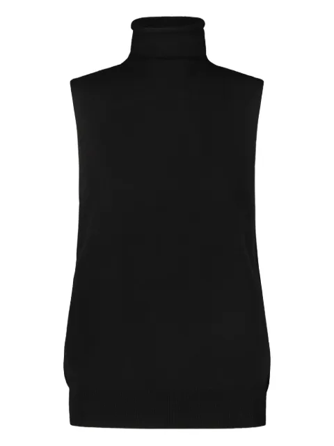 The Row roll-neck cashmere vest