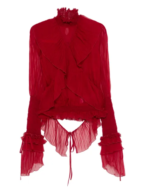 Blumarine ruffled-detail blouse