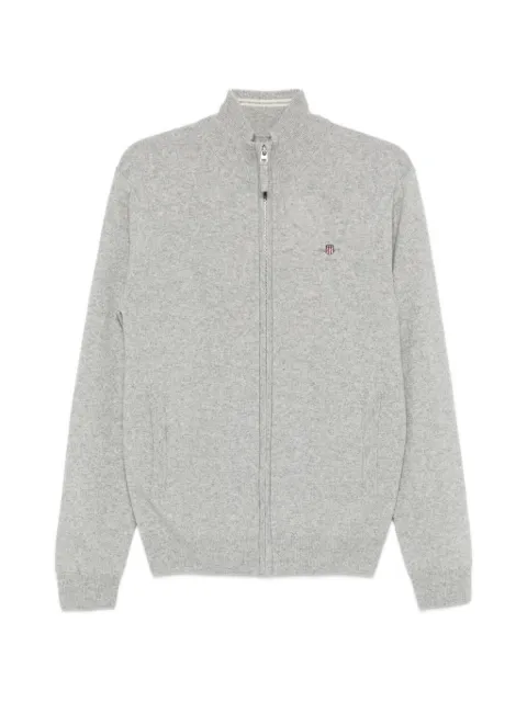 Gant zip-up cardigan