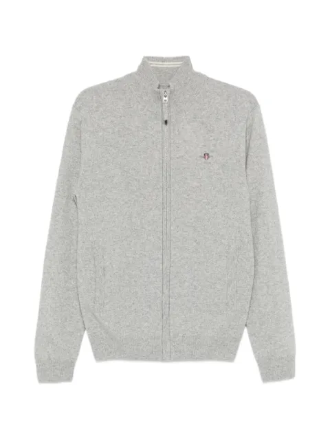 Gant zip-up cardigan