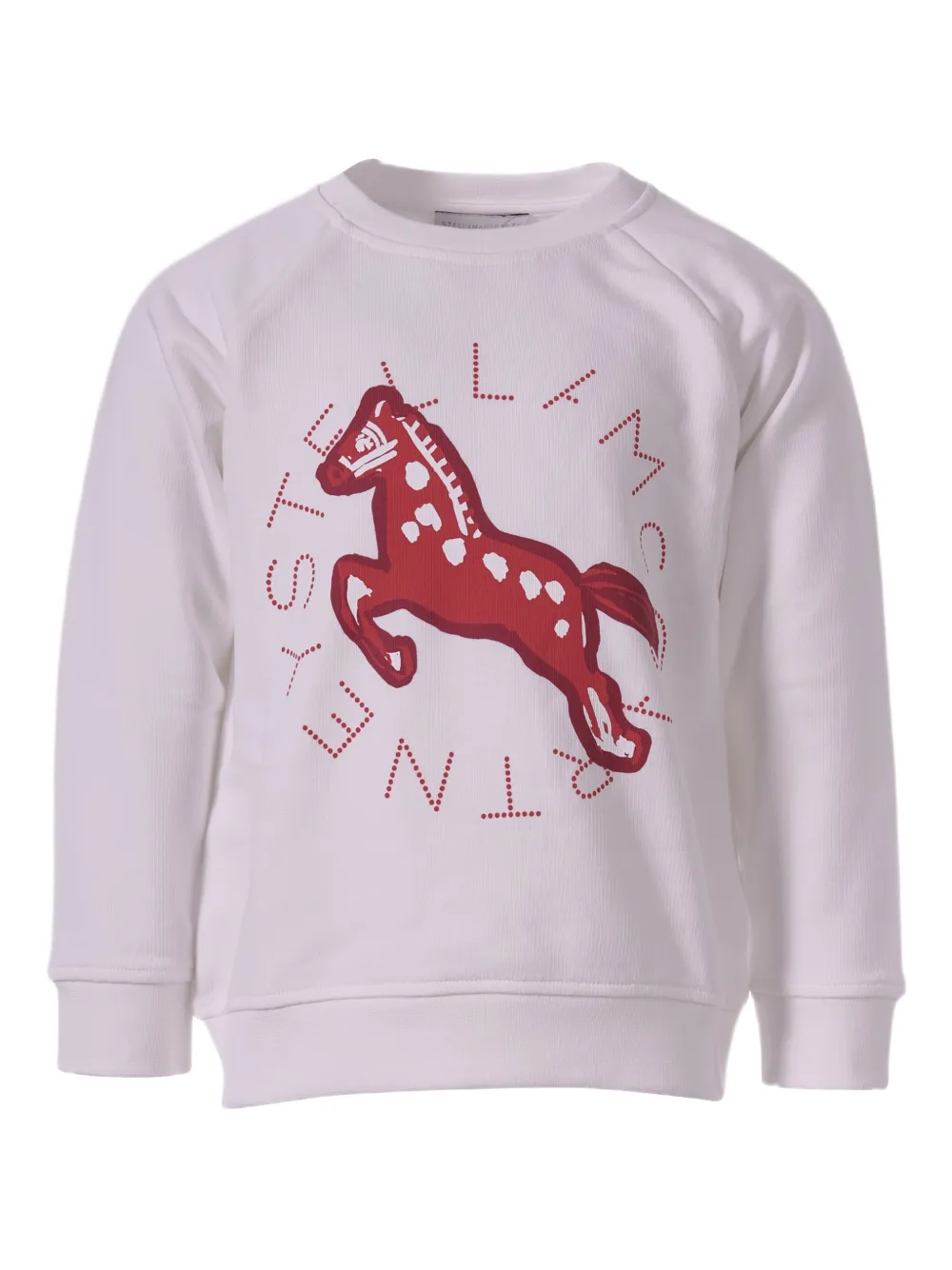 Stella McCartney Kids cotton fleece sweatshirt - Bianco