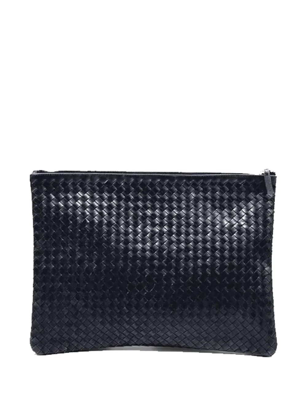 Dragon Diffusion Interlaced Leather Pochette In Blue