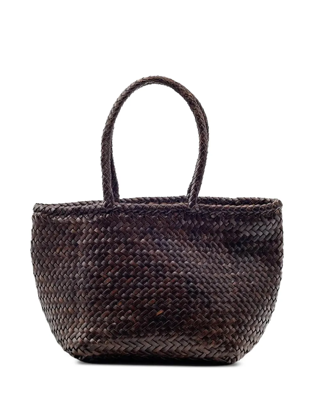 DRAGON DIFFUSION small Grace Basket tote bag | Brown | Image 1