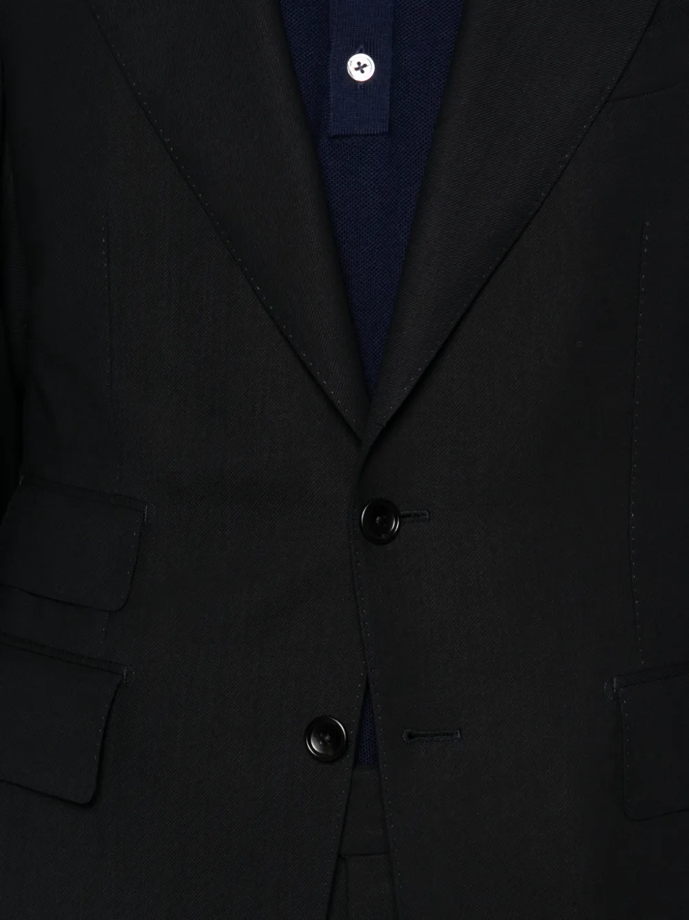TOM FORD Pak met enkele rij knopen Blauw