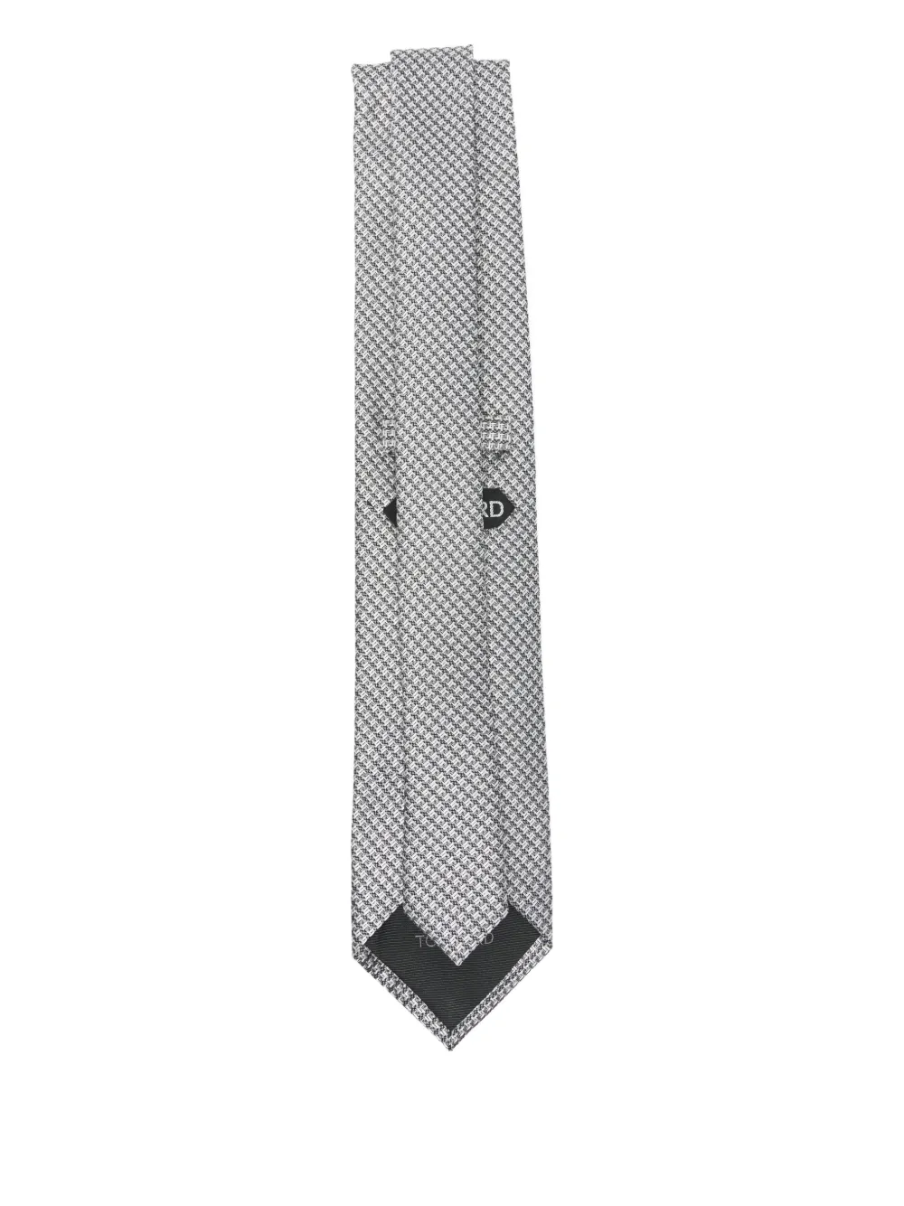 TOM FORD patterned tie - Grijs