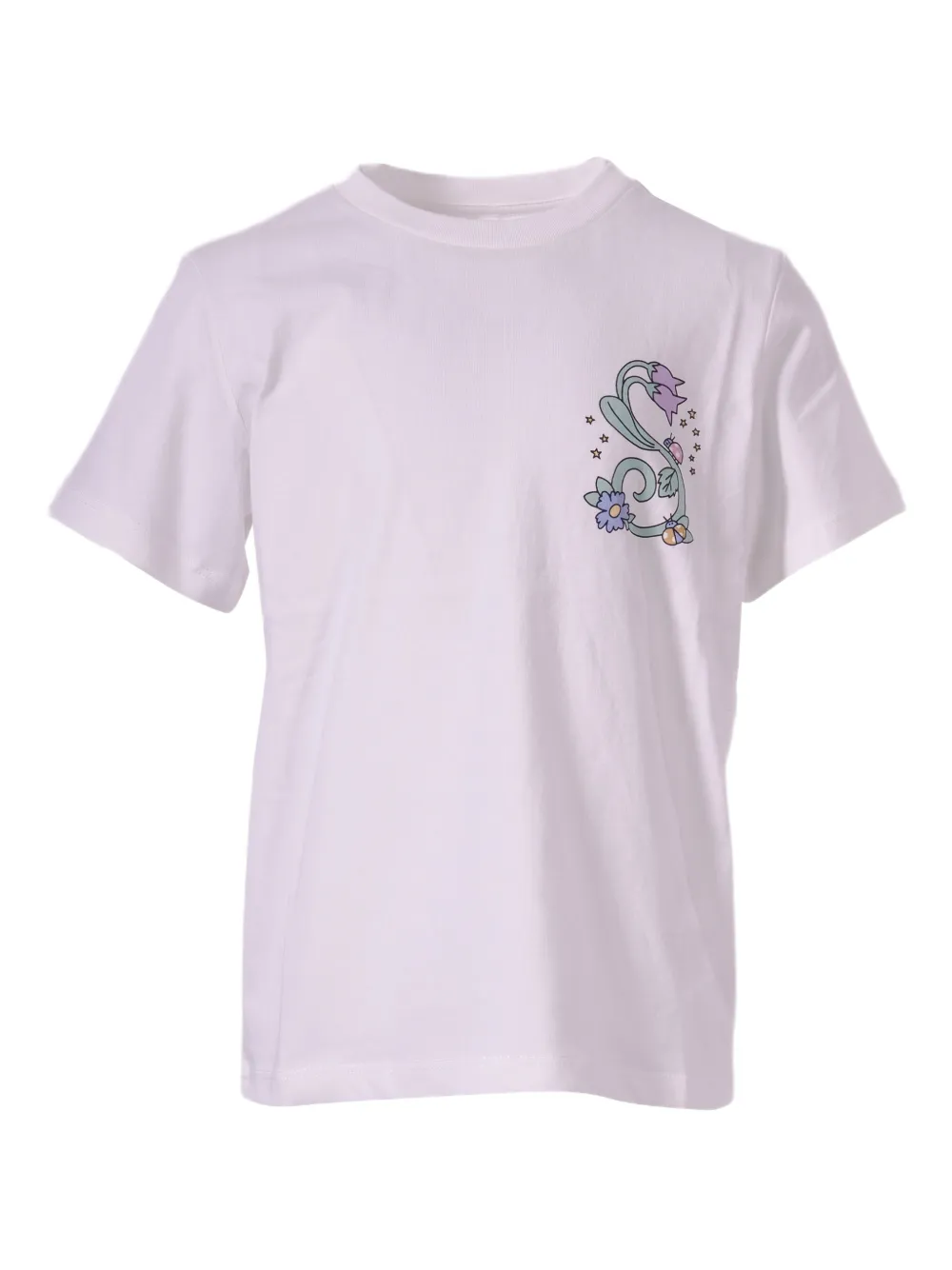 Stella McCartney Kids Stella Vine cotton T-shirt - Bianco