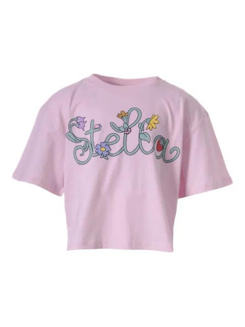 Stella McCartney Kids Stella Vine cotton T-shirt