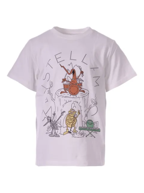 Stella McCartney Kids t-shirt en coton à imprimé graphique