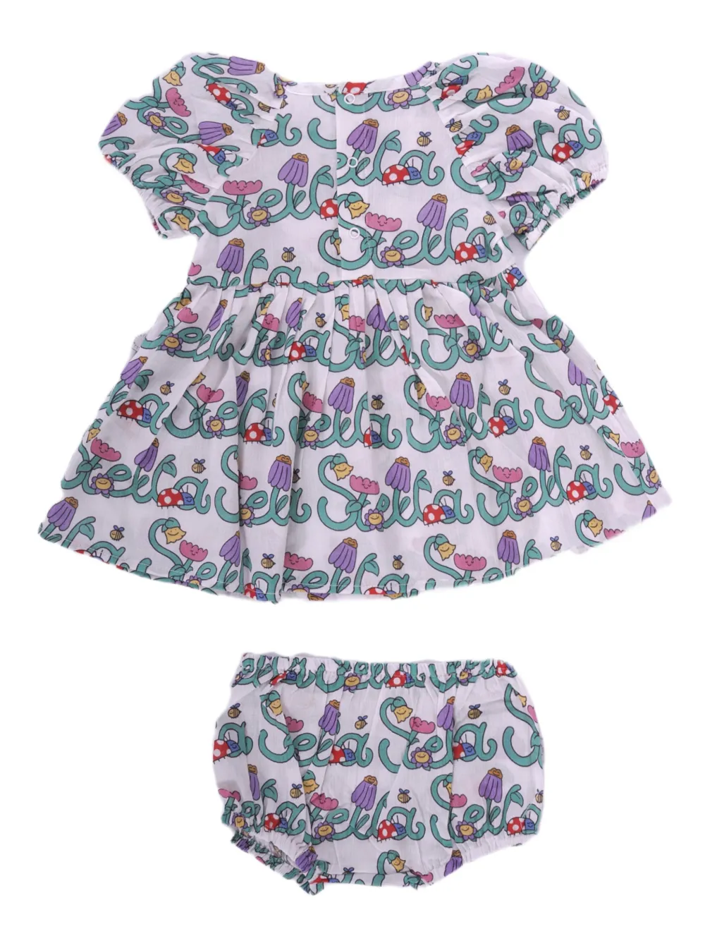 Stella McCartney Kids Stella Vine jurk Paars