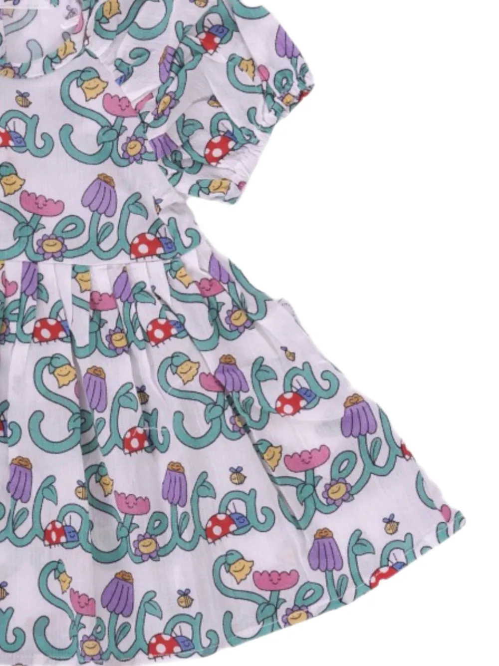 Stella McCartney Kids Stella Vine jurk Paars