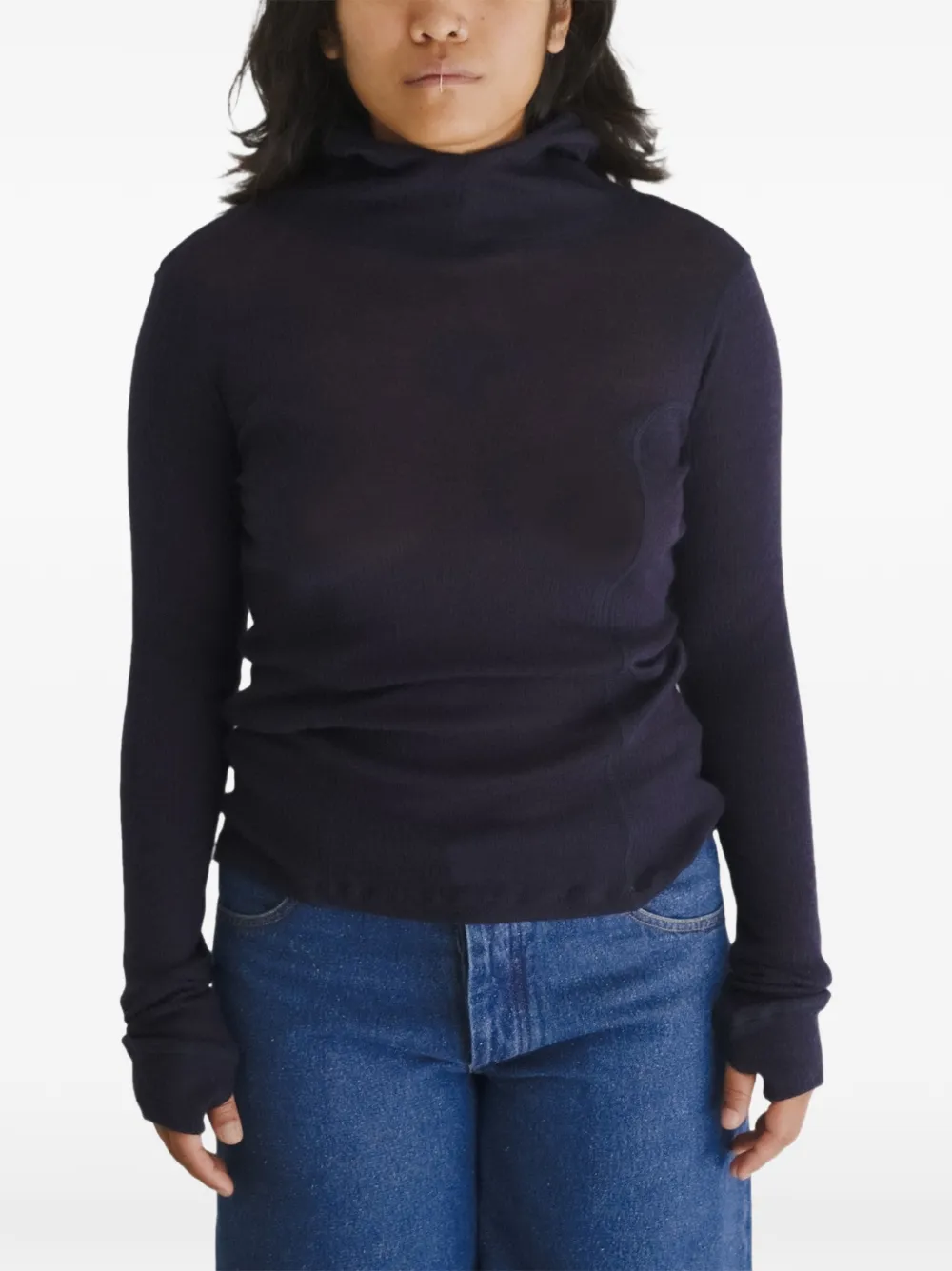 Baserange long-sleeve T-shirt - Blu