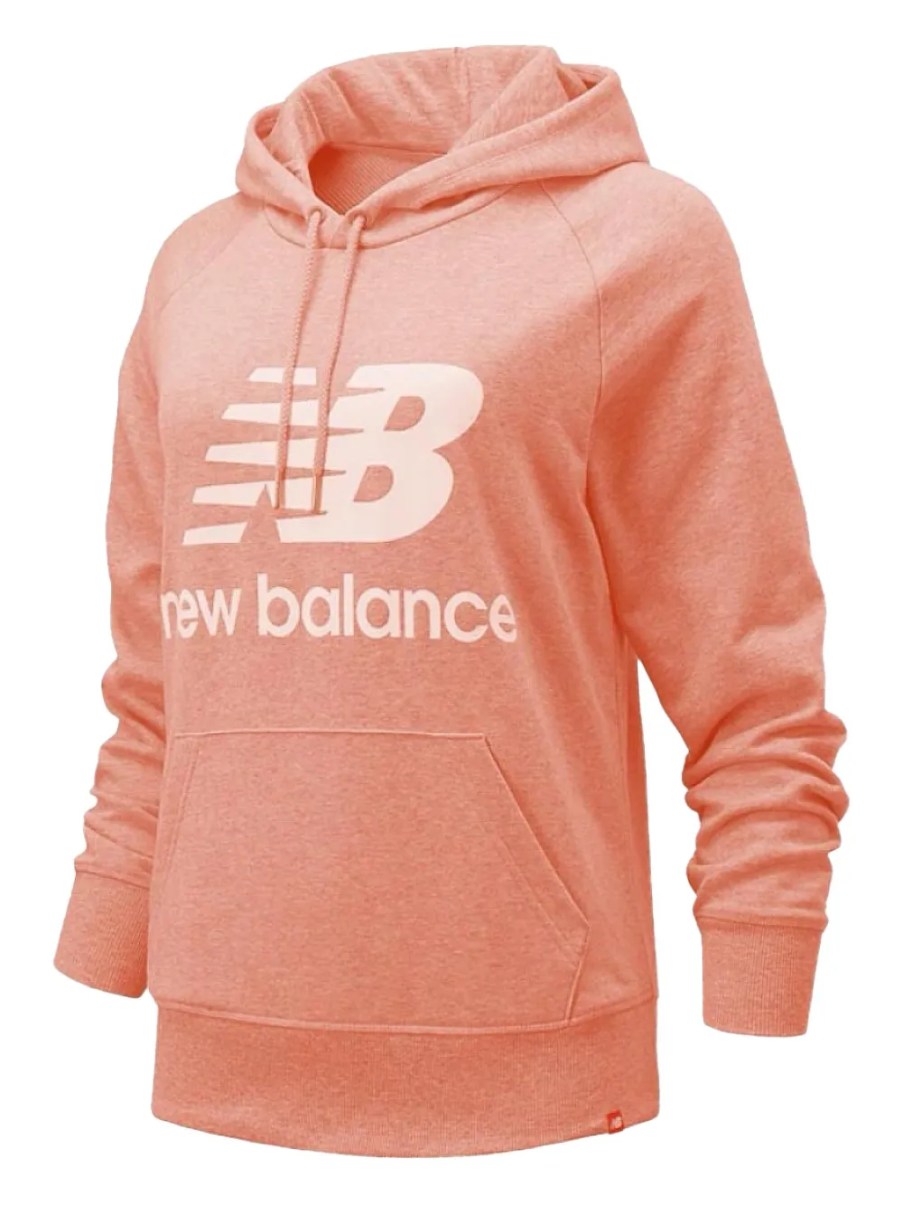 New Balance logo-print hoodie - Arancione