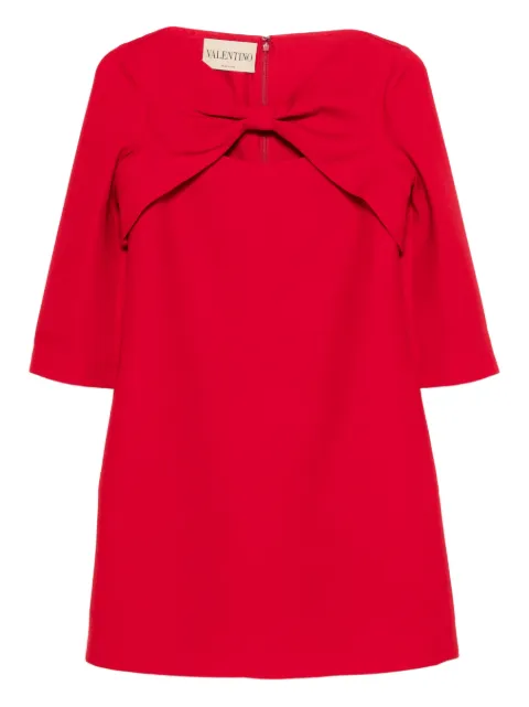 Valentino Garavani bow-detail mini dress