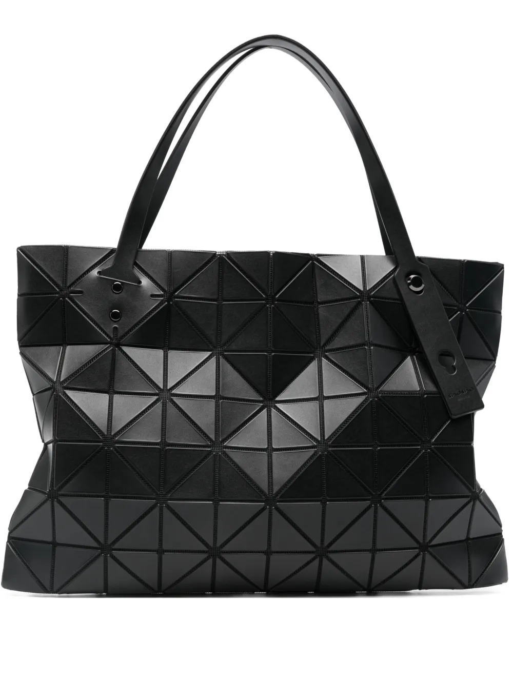 Issey Miyake Geometrische Rock Matte Schultertasche - Schwarz