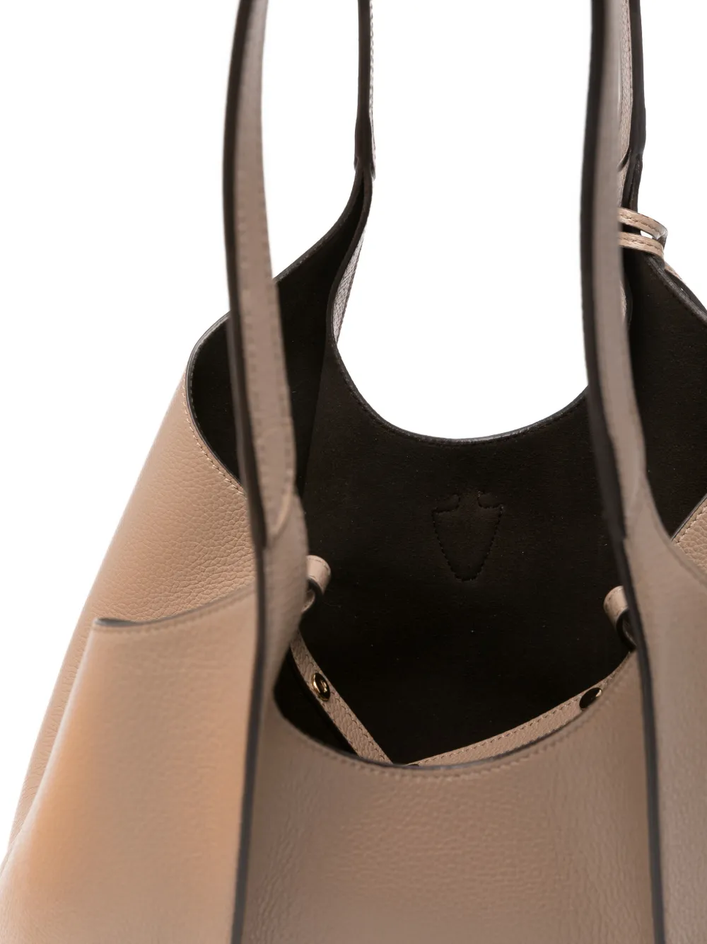 Tod's Small T Timeless Tote Bag In Brown