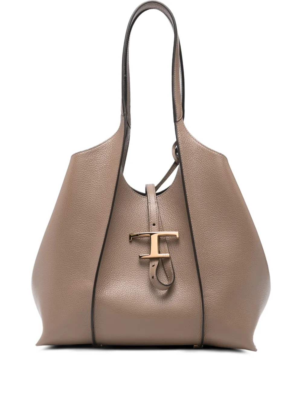Tod's small T Timeless tote bag - Marrone