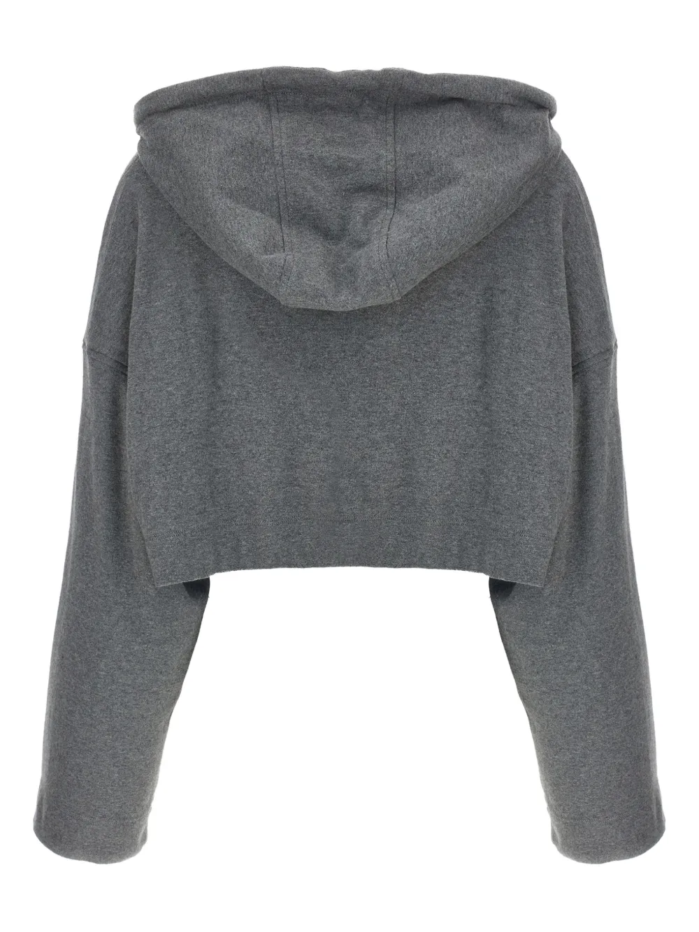 Giovanni Bedin asymmetrical long-sleeve hoodie - Grijs