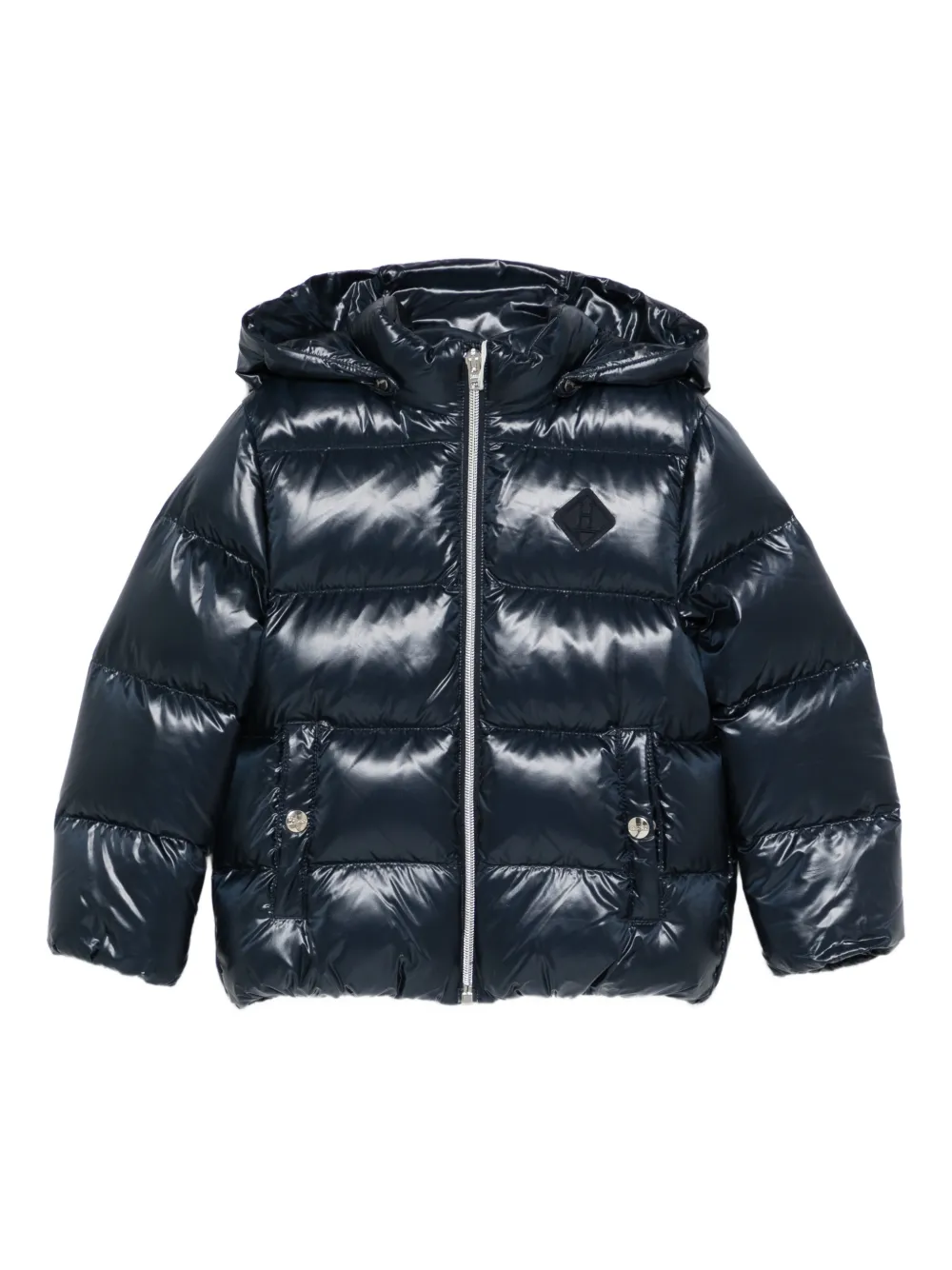 Herno Kids hooded jacket - Blu