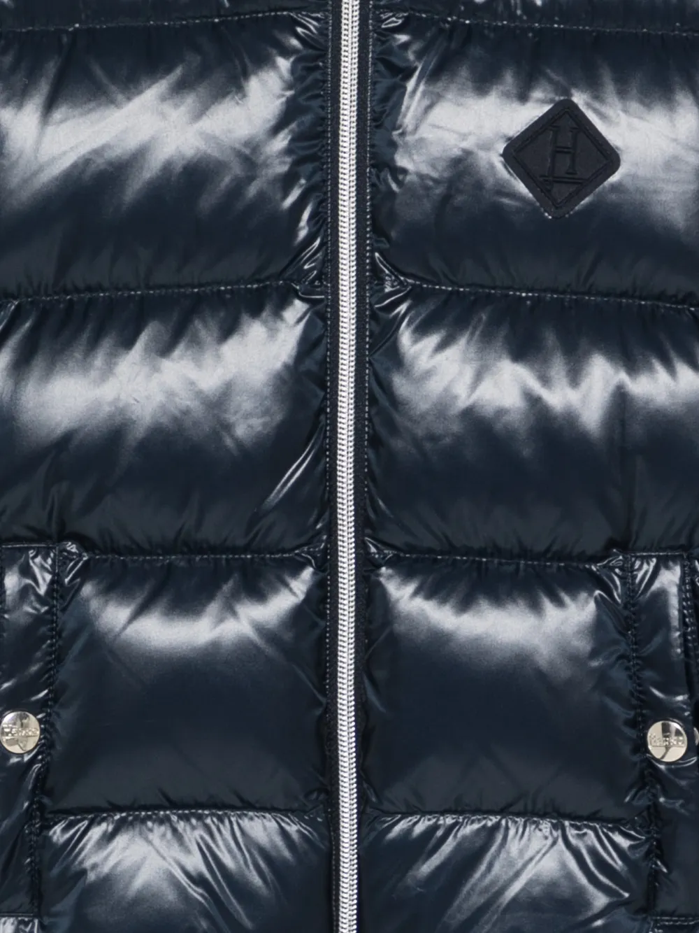 Herno Hooded Jacket In Blue