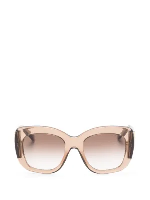 Moncler Eyewear Clasico スクエアフレーム サングラス | ピンク