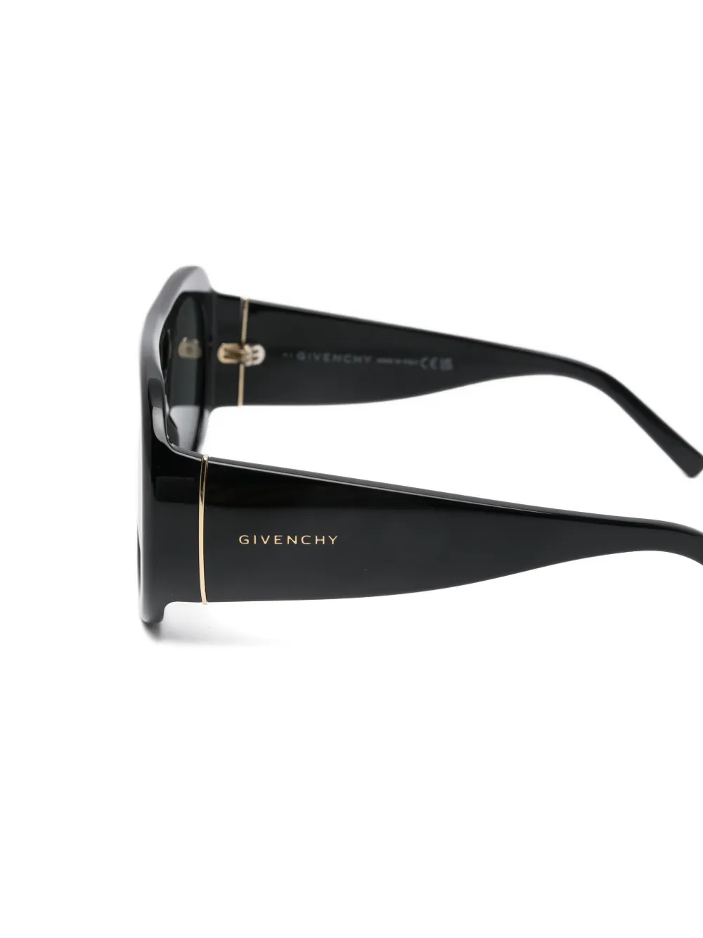  Givenchy Eyewear Oval-frame Sunglasses - Black 