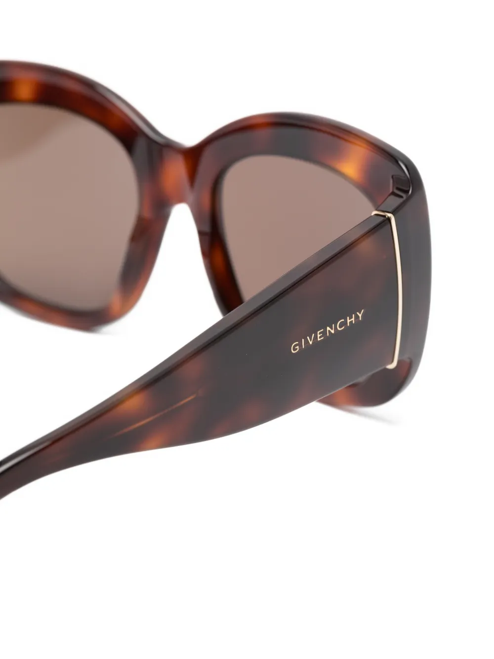  Givenchy Eyewear Geometric Sunglasses - Brown 