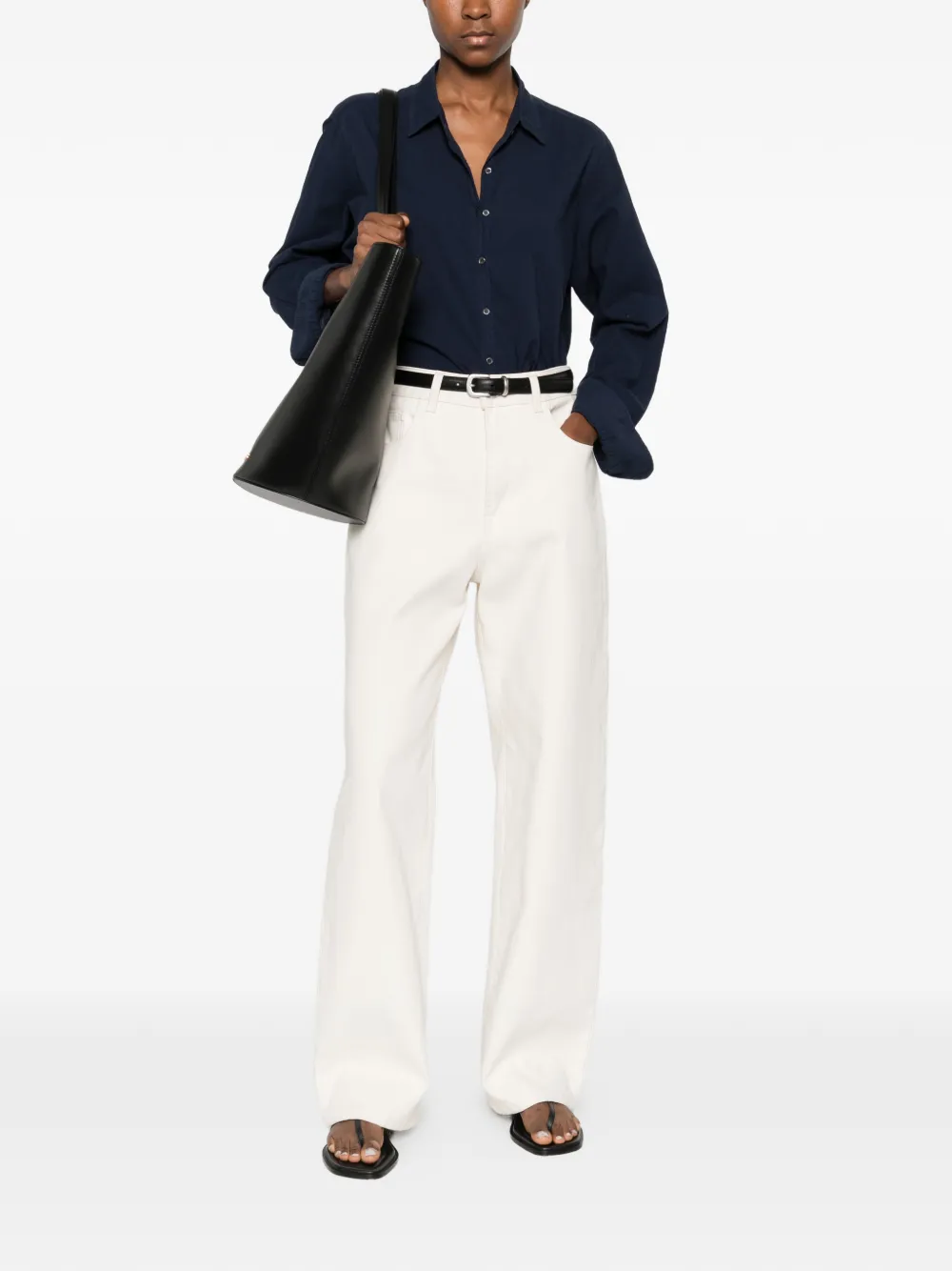 Xirena Beau blouse met lange mouwen - Blauw