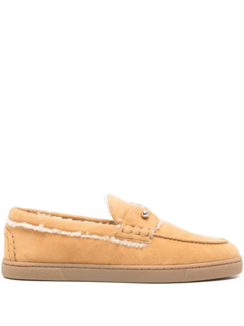 Christian Louboutin Chambeliboat shearling loafers
