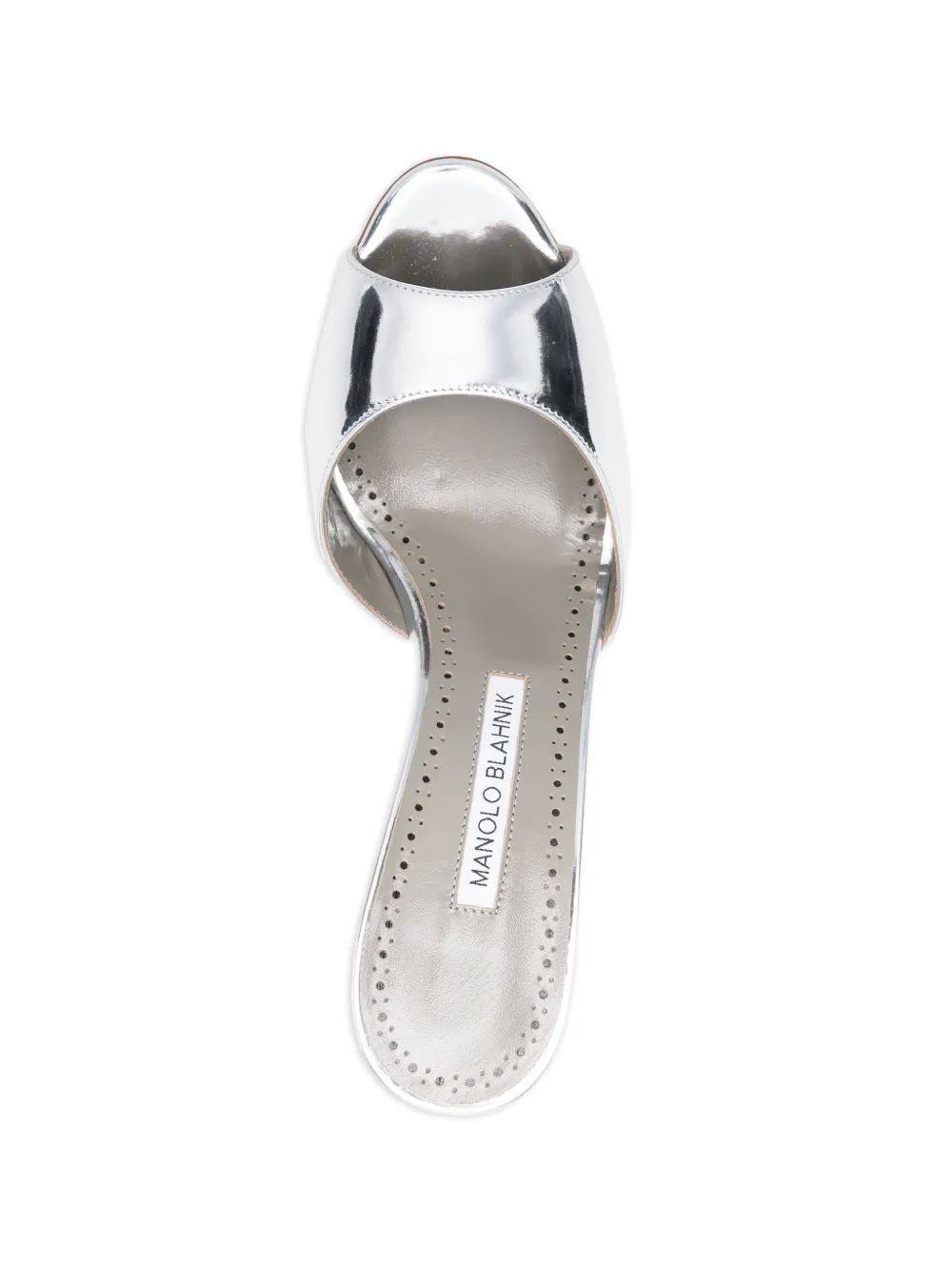Manolo Blahnik Astucla Pointed Pumps | Silver | FARFETCH
