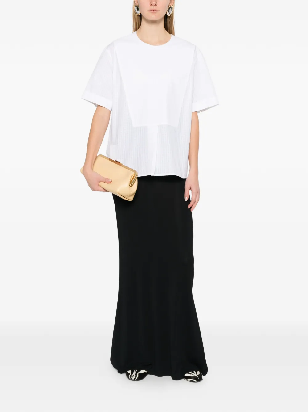 Jil Sander Blouse met korte mouwen - Wit