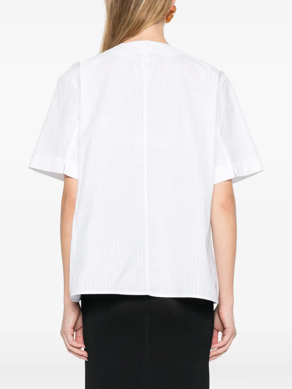 Jil Sander Blouse met korte mouwen Wit
