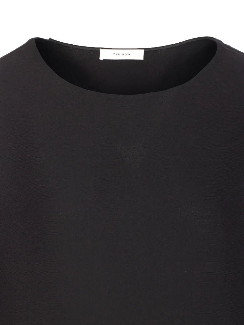 The Row Boat-neck Long-sleeved Blouse In Black