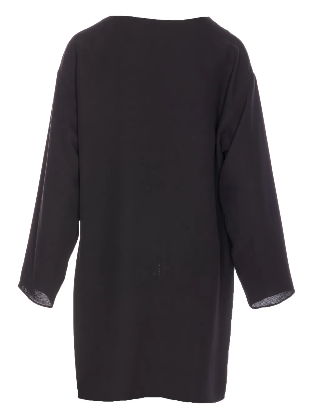The Row Boat-neck Long-sleeved Blouse In Black