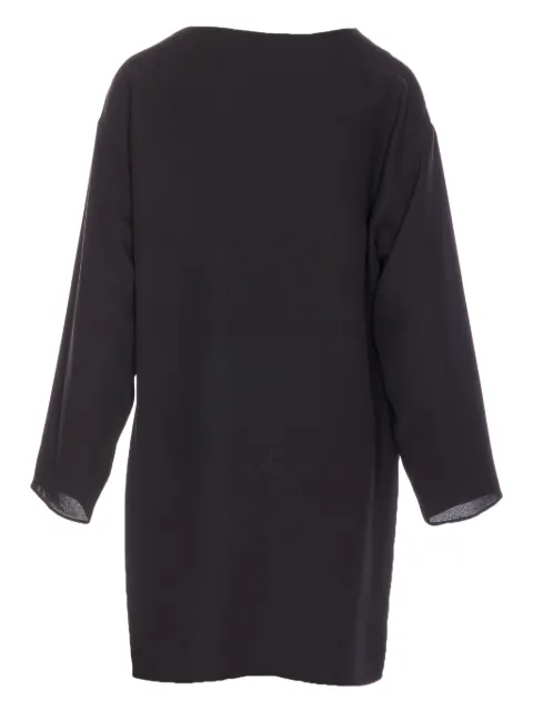 The Row boat-neck long-sleeved blouse