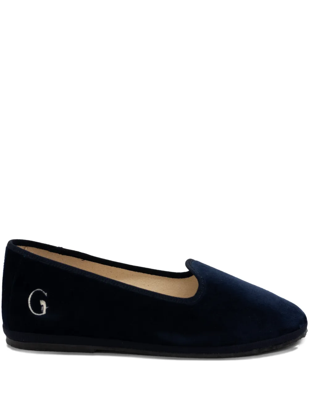 Gondolina Slippers Venezia con logo - Blu