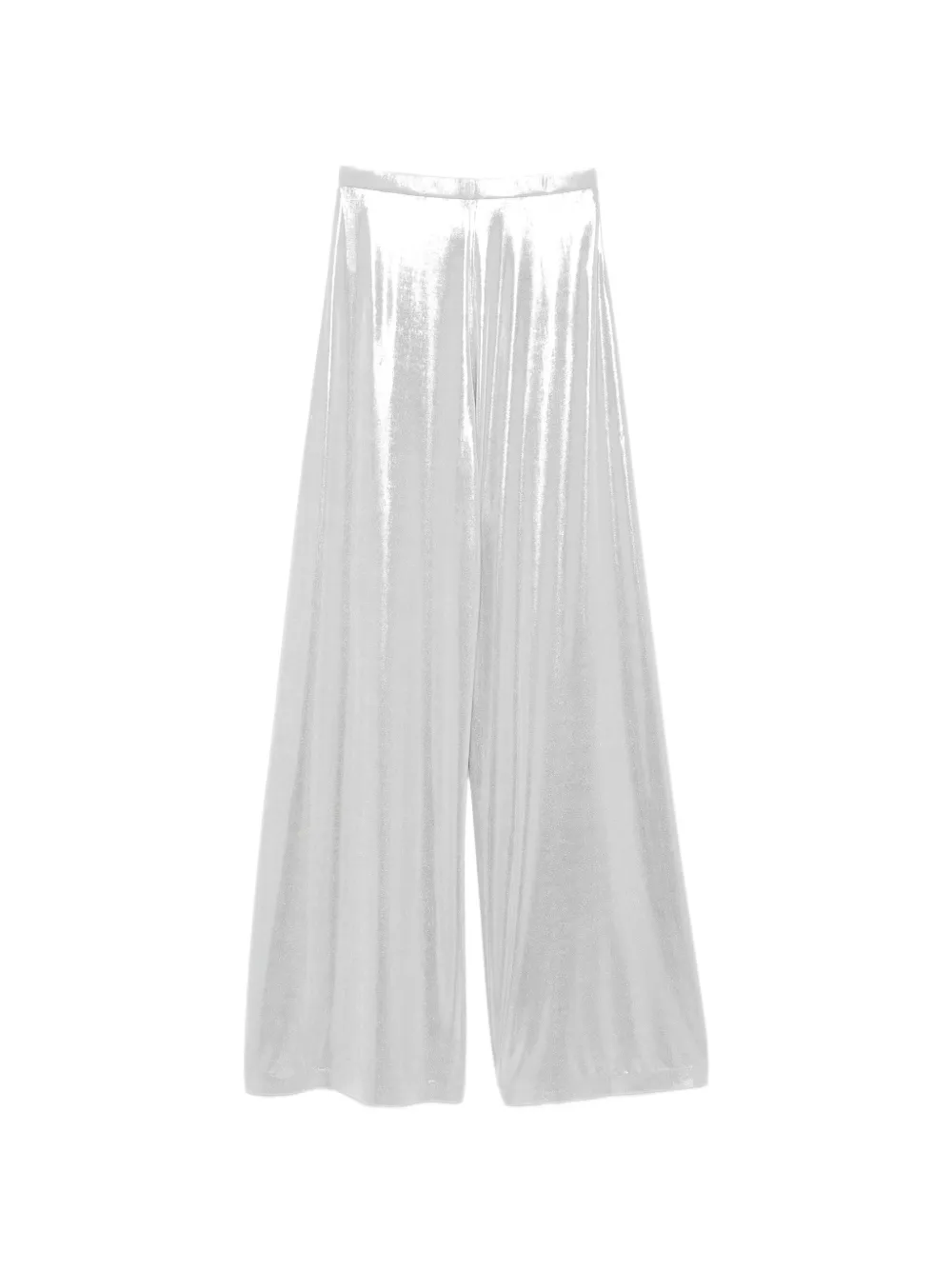 Norma Kamali Bias wide-leg trousers - Argento