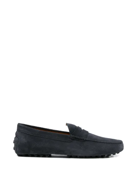 Tod's suede penny loafers