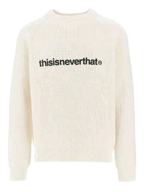 This Is Never That logo-print sweater