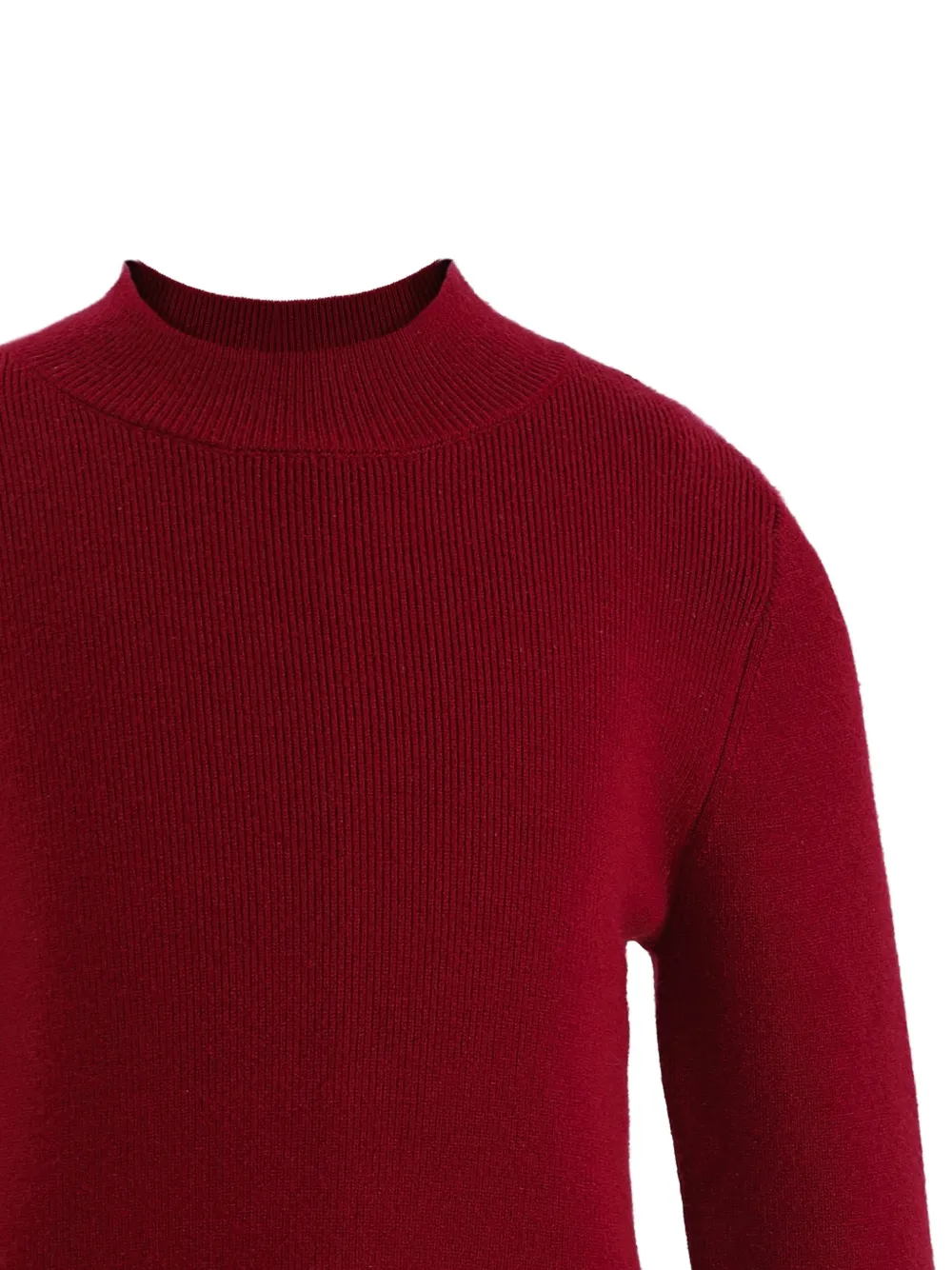  Tulleen Ruffled Sweater - Red 