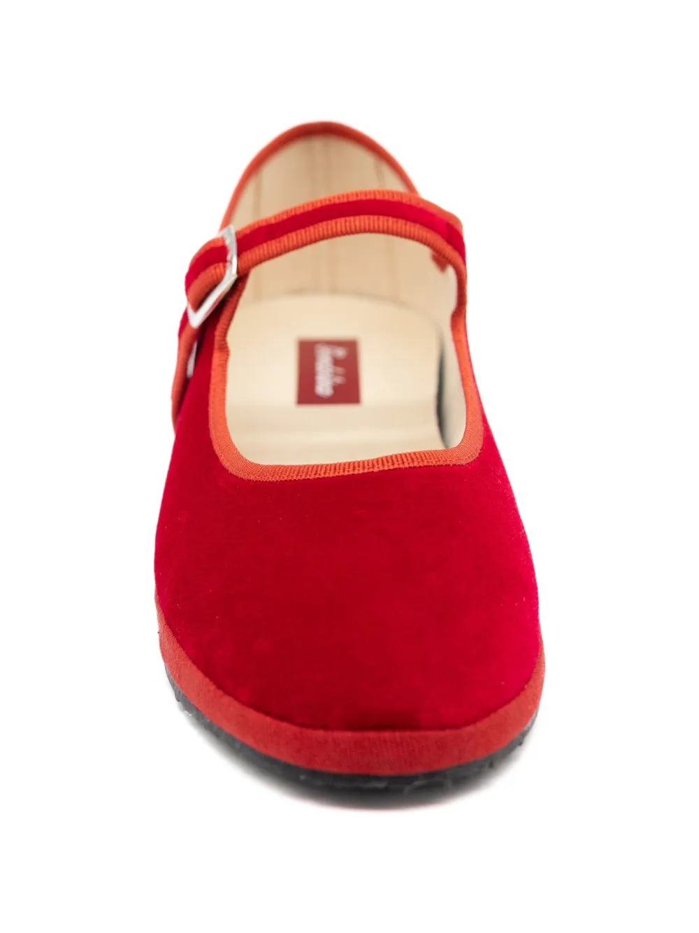 Gondolina Opera ballerina's met logodetail Rood