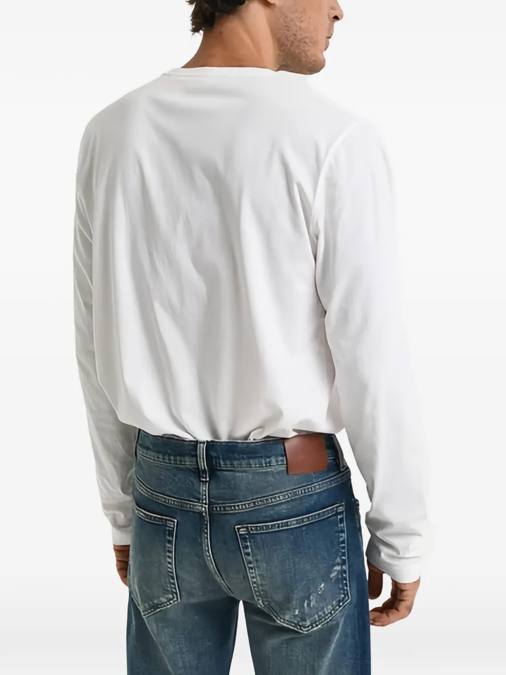 Gant Long-sleeved T-shirt In White