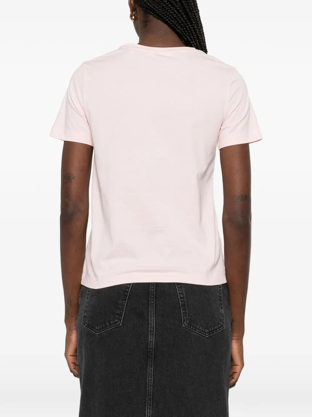 Gant T-shirt met logodetail Roze