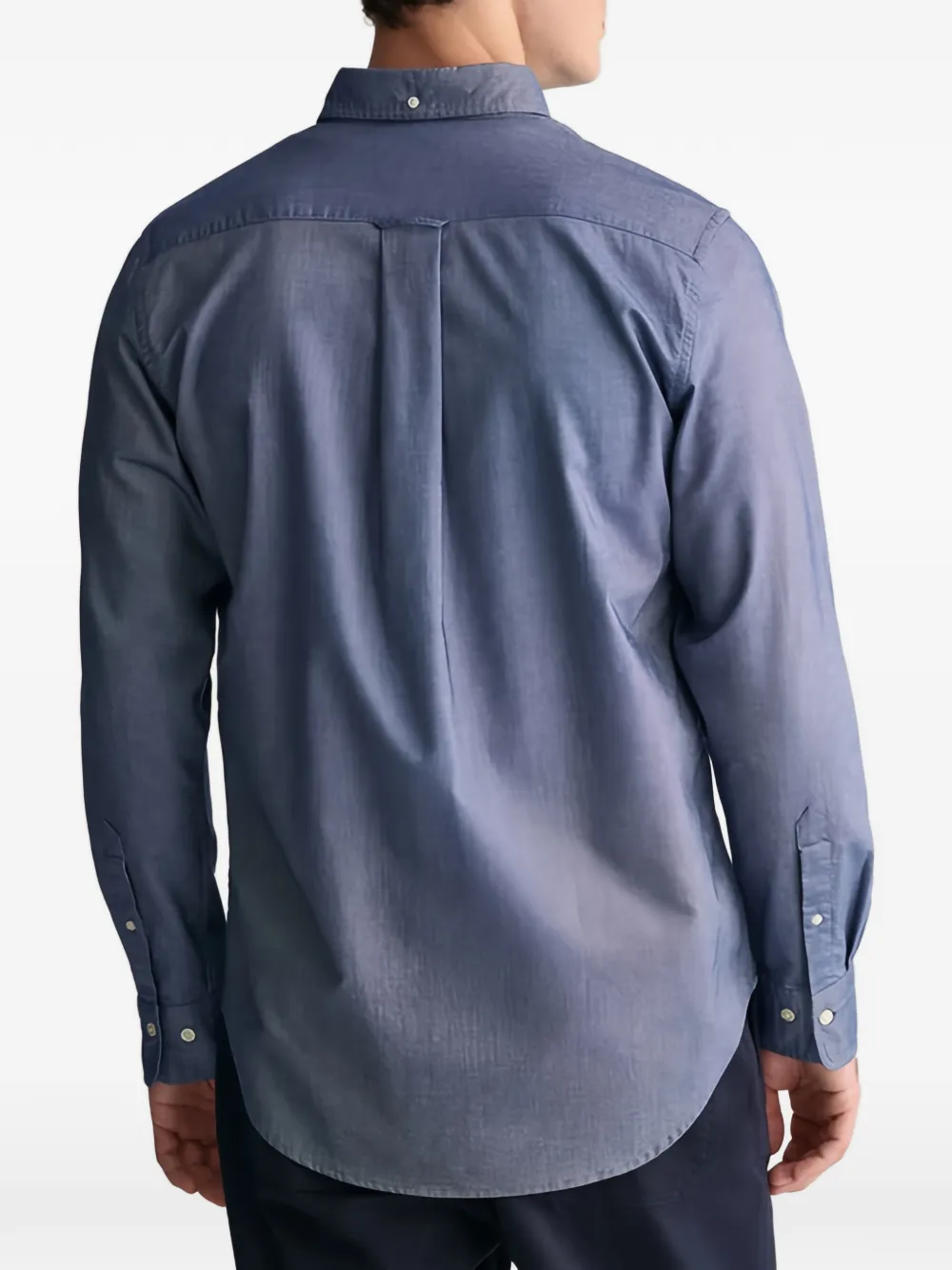 Gant Pocket Oxford Shirt In Blue
