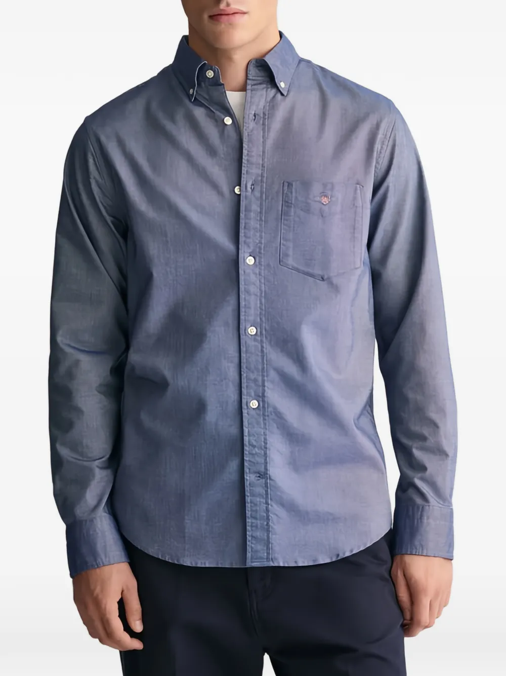 Gant pocket oxford shirt - Blauw