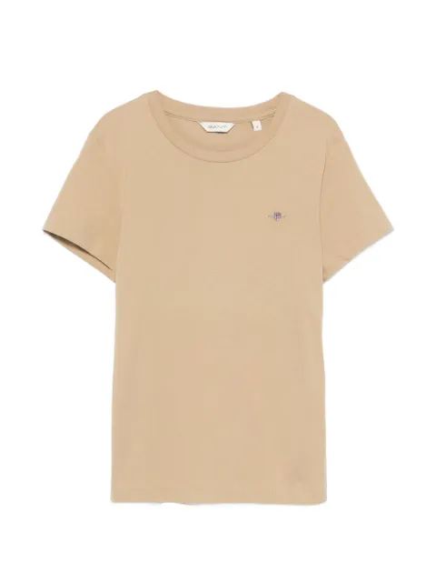 Gant logo-embroidered T-shirt