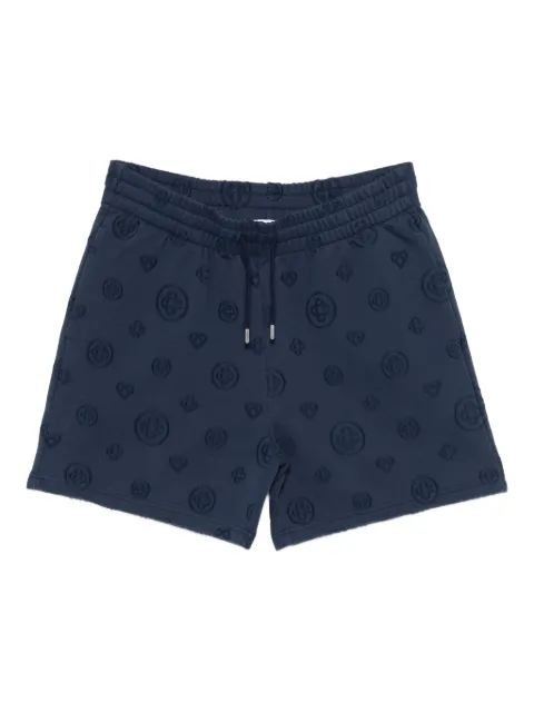 Casablanca patterned drawstring-waistband track shorts