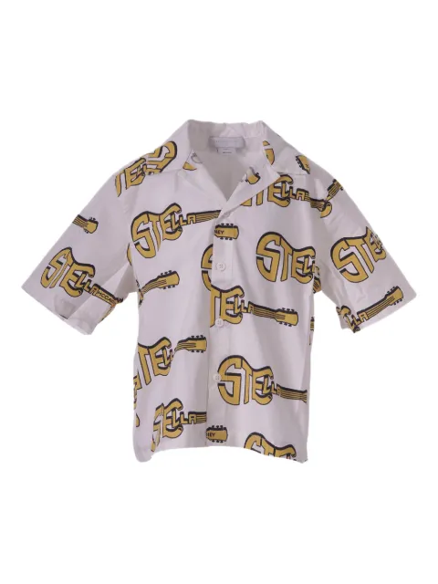Stella McCartney Kids guitar-print shirt